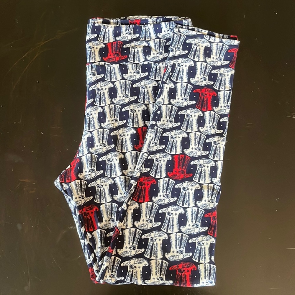 LuLaRoe leggings tall & curvy- patriotic